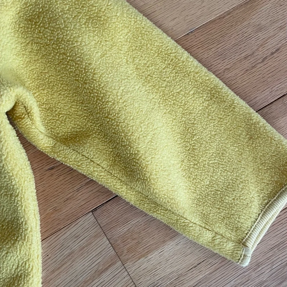 Second step fleece infant Yellow with zipper 18 M